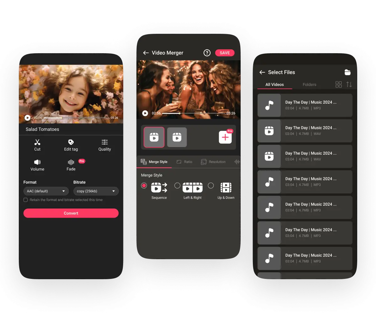 Video Converter & Video Merger